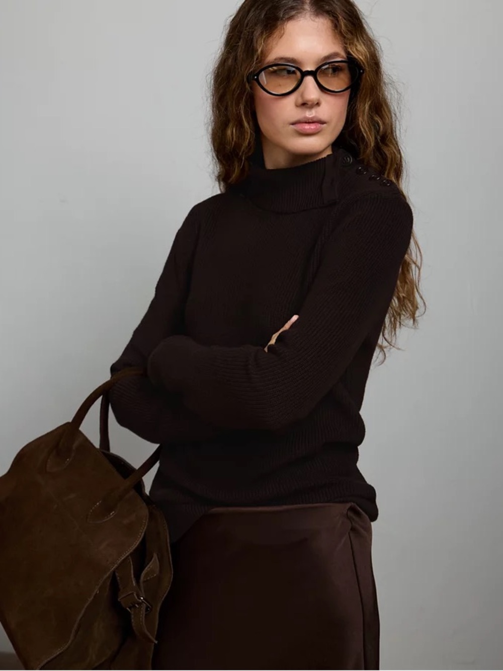 080 BLACK BROWN MERINO WOOL P22.5 L25.2
